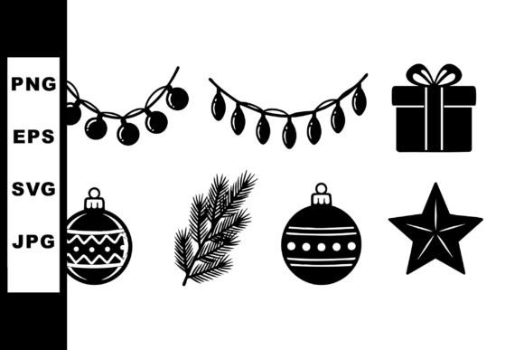 Download Christmas Holiday Decorations Vector Set - Vector Collection
