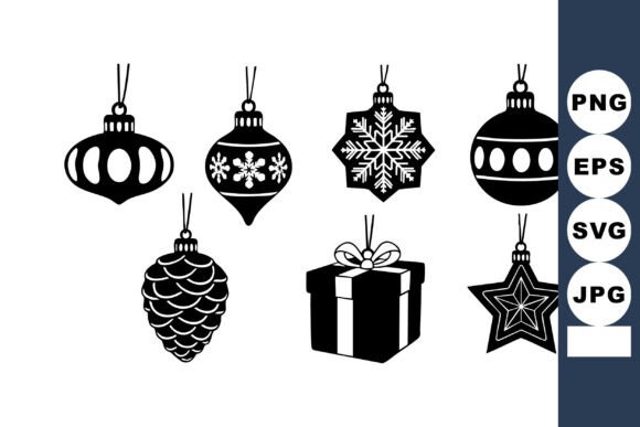 Download Christmas Holiday Decorations Vector Set - Vector Collection