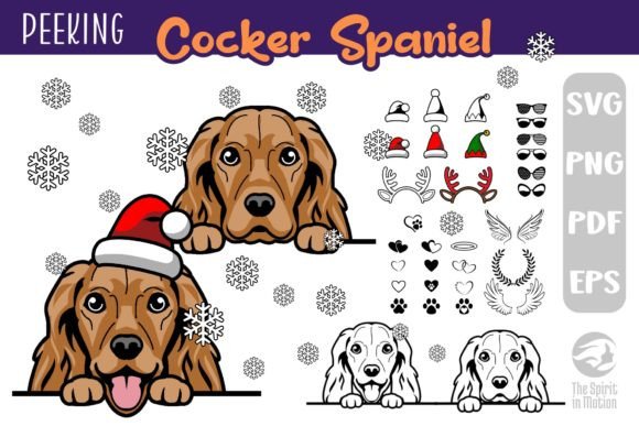 Download Cocker Spaniel SVG, Clipart &amp; Cutfiles - Cutfiles Collection
