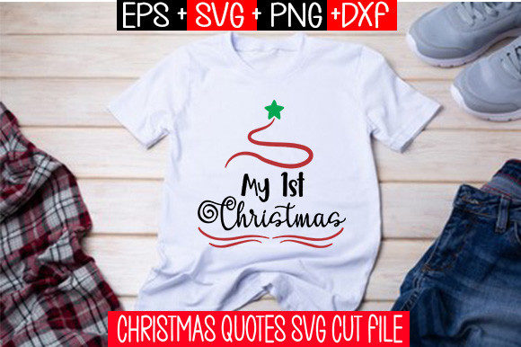 Download My 1st Christmas Cutting File - Christmas cutting file Collection
