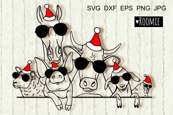 Download Christmas Farm Animals - Christmas farm animals Collection