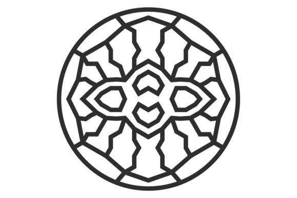 Download Korean Round Ornament Emblem. Chinese De - Premium Resources
