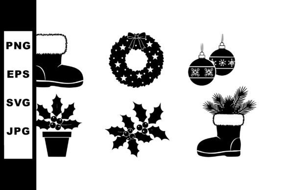 Download Christmas Holiday Decorations Vector Set - Vector Collection